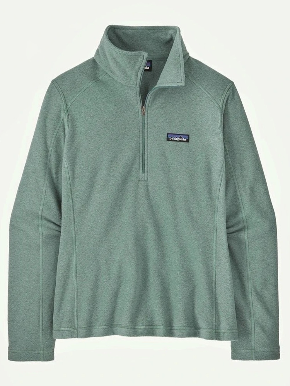 Patagonia Women's Green Micro D ¼ Zip Fleece (NEW)